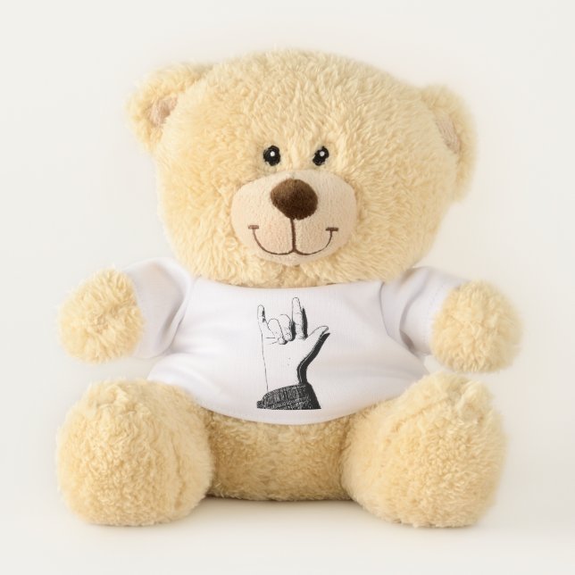 I love you in ASL - Teddy Bear (Front)