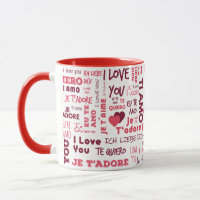 I Love You In Different Languages | Holidays Mug