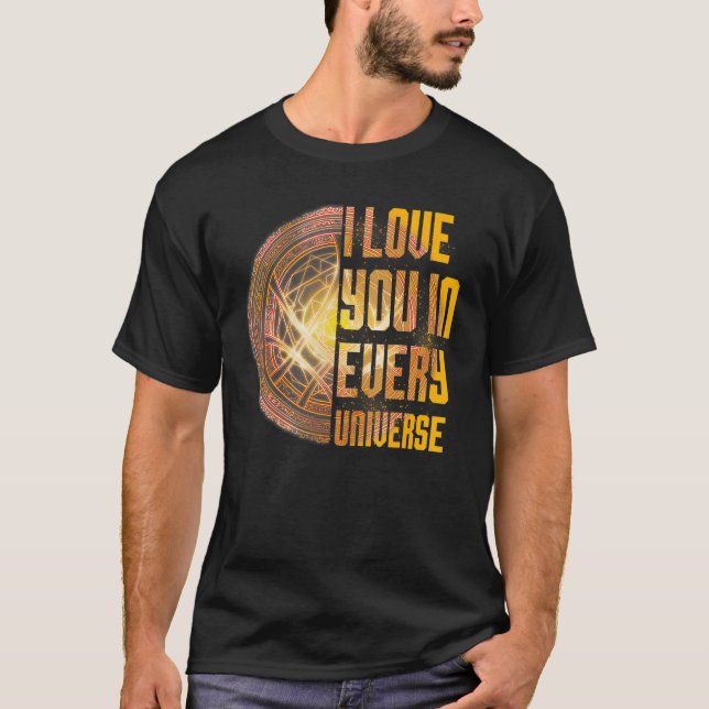I Love You In Every Universe  Men Women T-Shirt (Front)