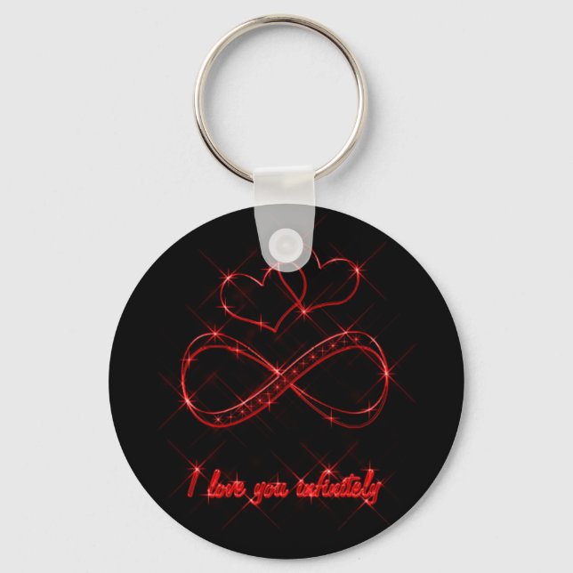 I love you infinitely keychain (Front)