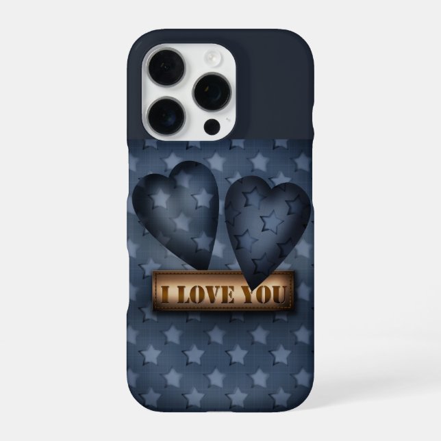 I love you iPhone case (Back)