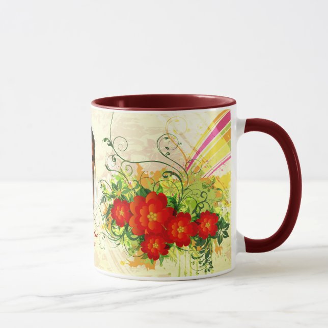I Love You Jesus / Abstract Art 42A Mug (Right)