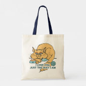 I Love You Just The Way I Am Cat Tote Bag (Back)