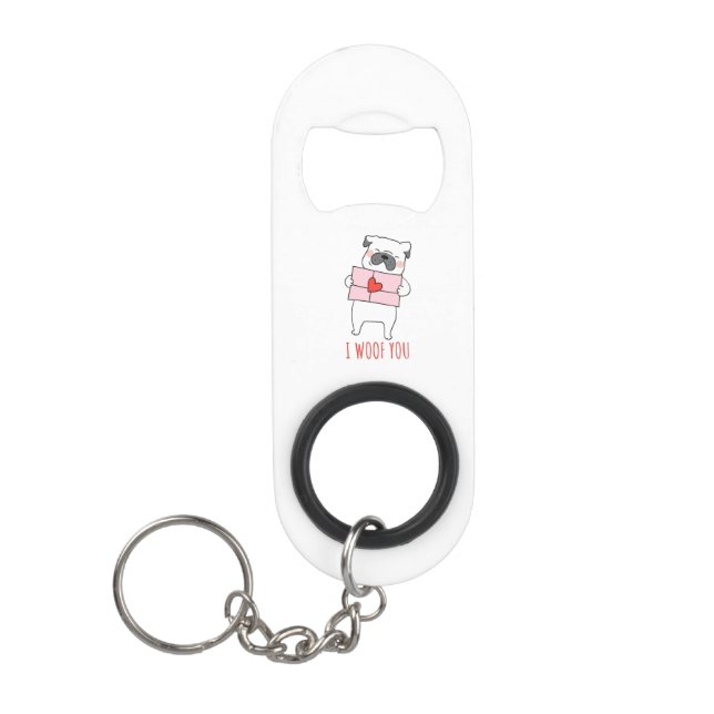 "I Love You Key Ring & Bottle Opener  (Front)