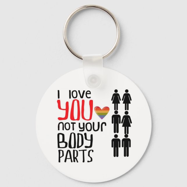 I Love YOU Keychain (Front)