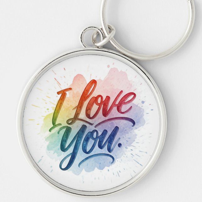 I Love You  Keychain (Front)