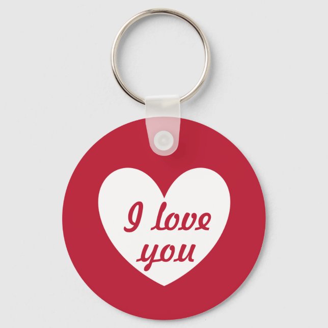 "I love you" Keychain (Front)