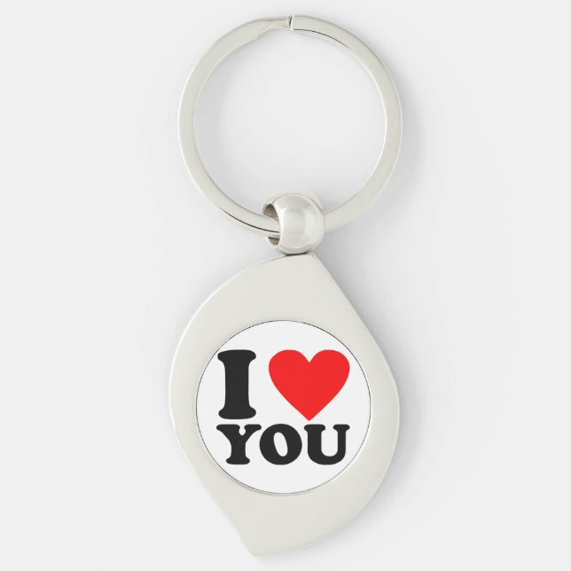 I Love You Keychain (Front)