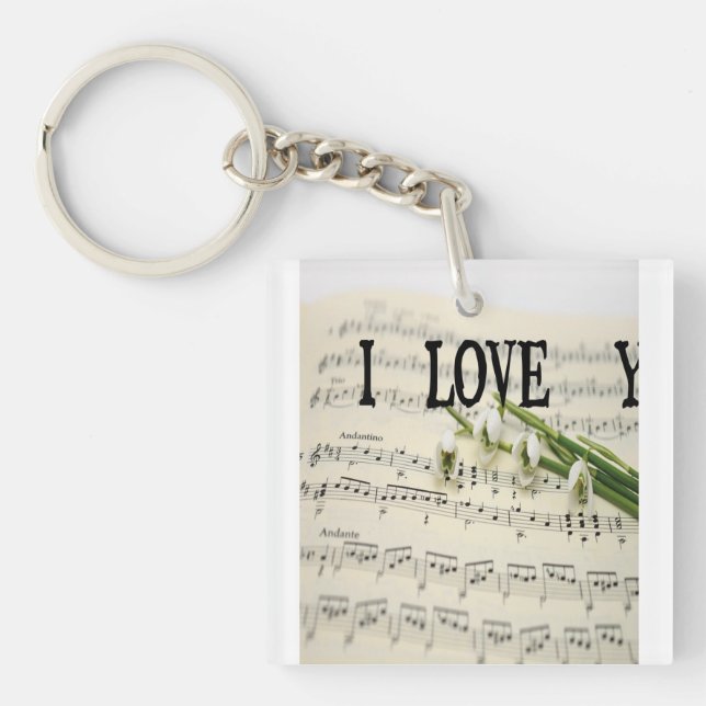I love you keychain (Front)