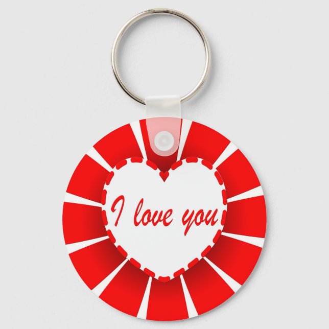 I love you keychain (Front)
