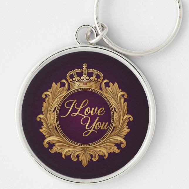 I Love You  Keychain (Front)