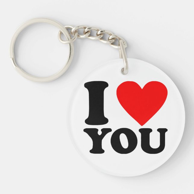 I Love You Keychain (Front)