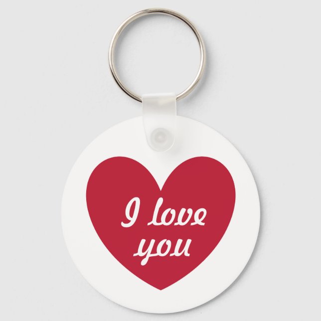 "I love you" Keychain (Front)