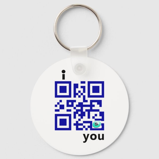 i LOVE you Keychain (Front)