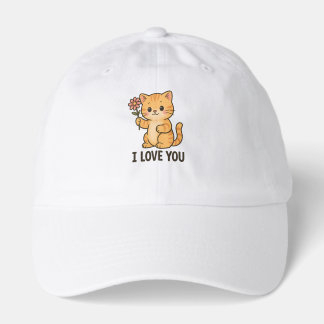 I Love You  Kitten Hat