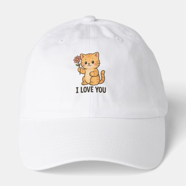 I Love You  Kitten Hat (Front)