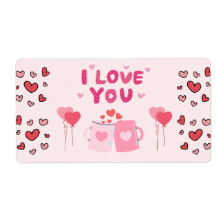 I Love You Label