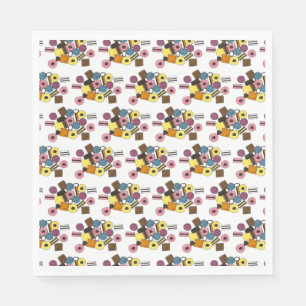 I Love You Licorice Allsorts Valentine's Day Candy Napkins