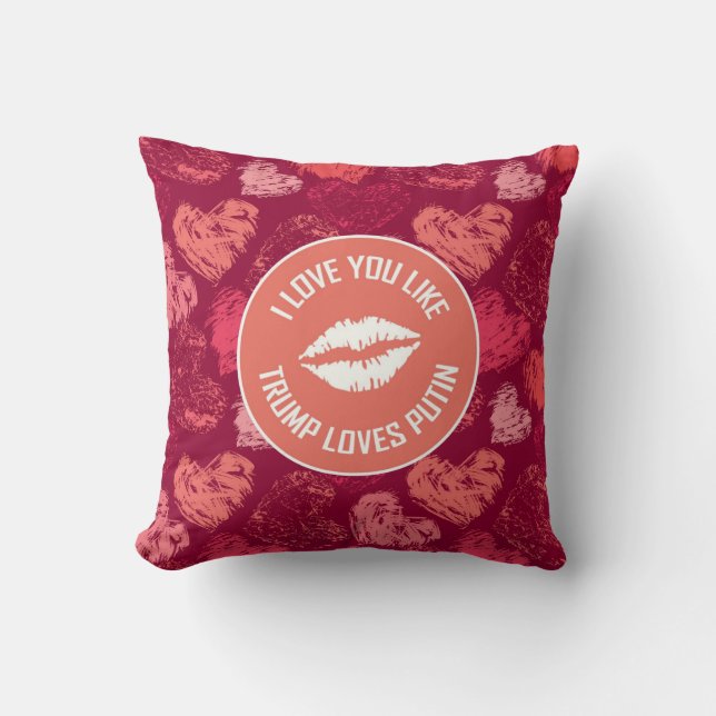 I LOVE YOU LIKE... THROW PILLOW (Front)