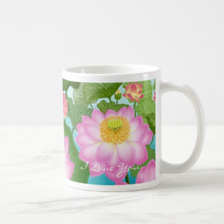 I Love You Lotus Mug