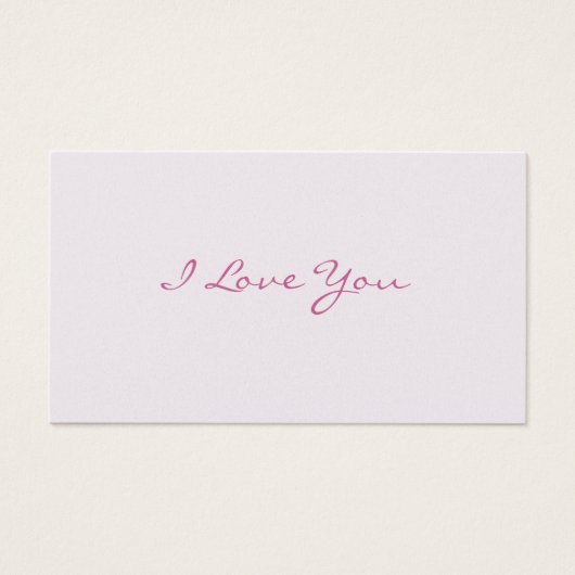 I Love You Love Notes (Front)