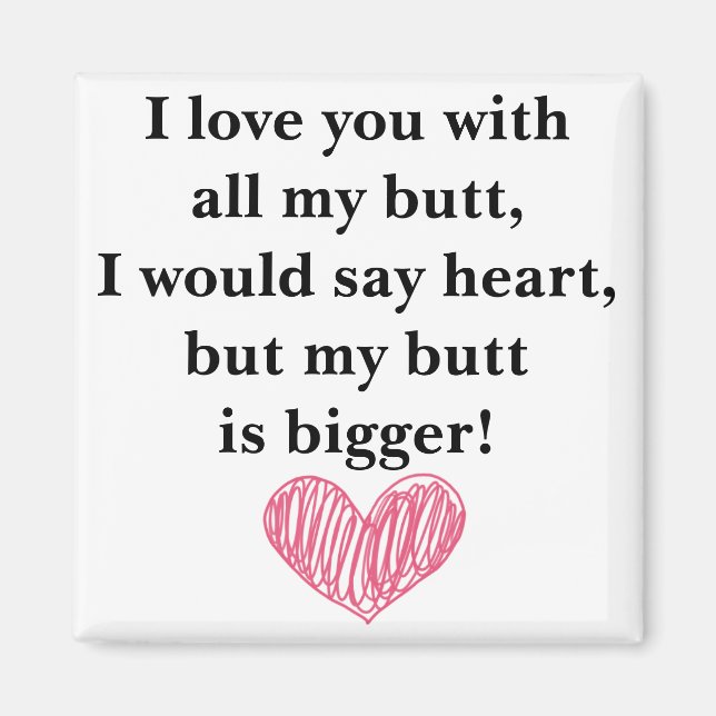 I love you magnet (Front)