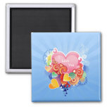 I Love You Magnet at Zazzle