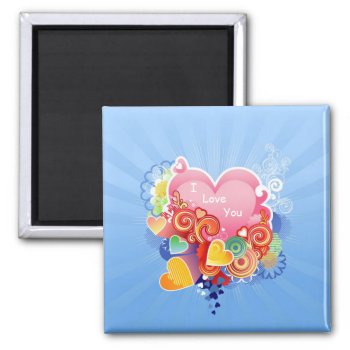 I Love You Magnet by EnKore at Zazzle