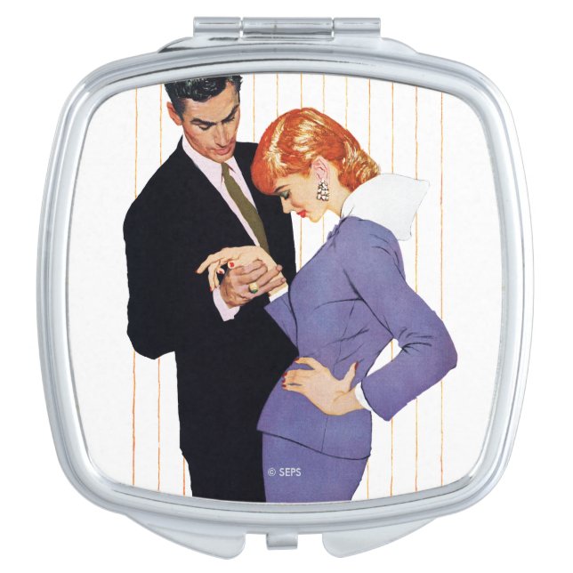 I Love You, Mama Girl 2 Compact Mirror (Front)