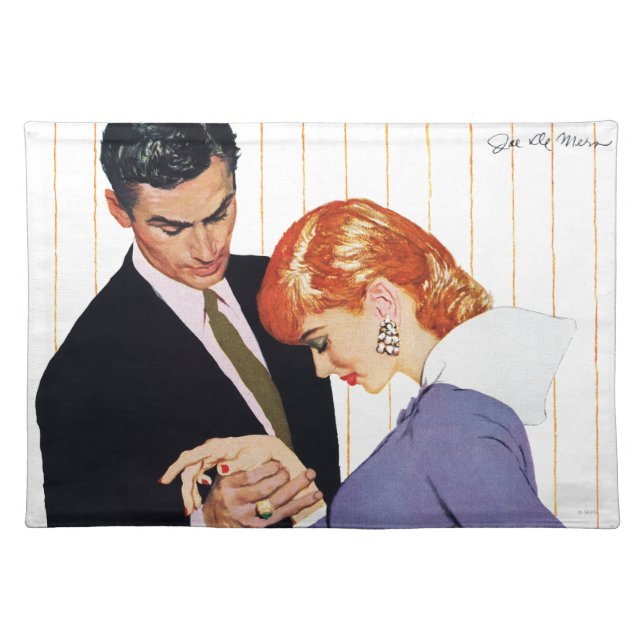 I Love You, Mama Girl Placemat (Front)