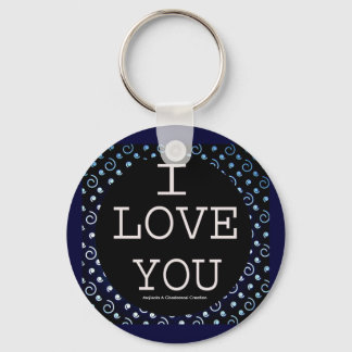 I LOVE YOU MOJISOLA A GBADAMOSI KEYCHAIN
