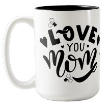 I Love You Mom Autism Awareness Coffee Mug 