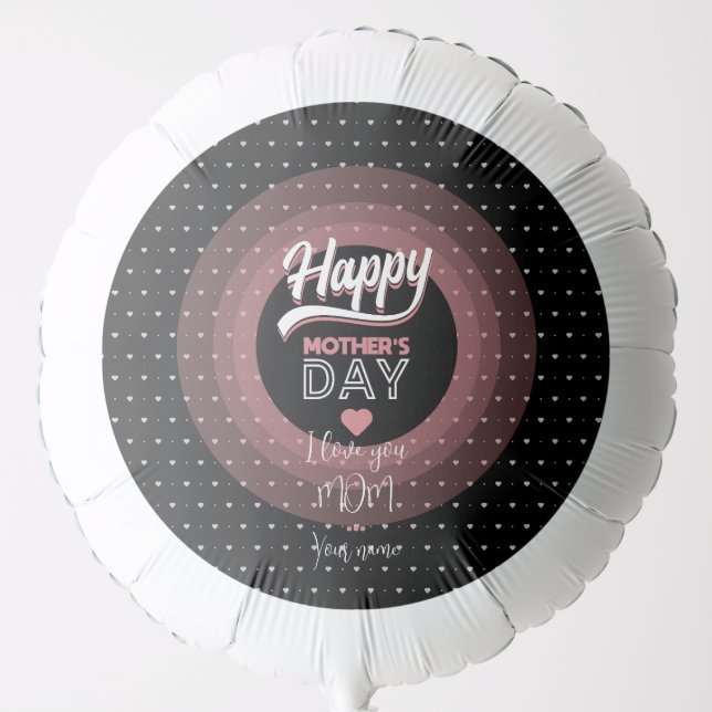 I love you mom balloon (Front)