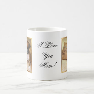 I Love You Mom Boxer puppy mug