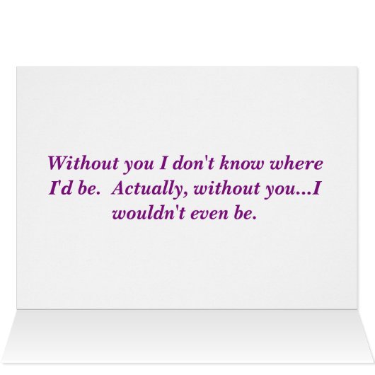 I love you MOM card (Inside Horizontal (Top))