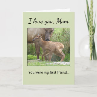 I Love You, Mom... Card