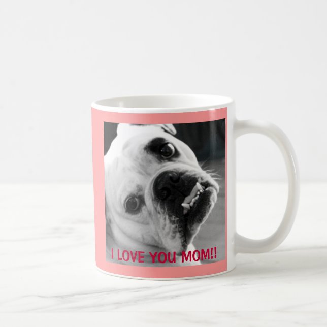 I Love You Mom Coffee Mug (Right)