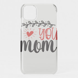 I Love You Mom Crossbody Tote Bag – Heartfelt Gift iPhone 11 Case