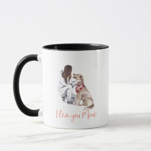 "I Love you Mom!" Dog Mom Mug
