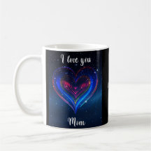 I Love You Mom Galaxy Heart / Taza Galáctica Mamá