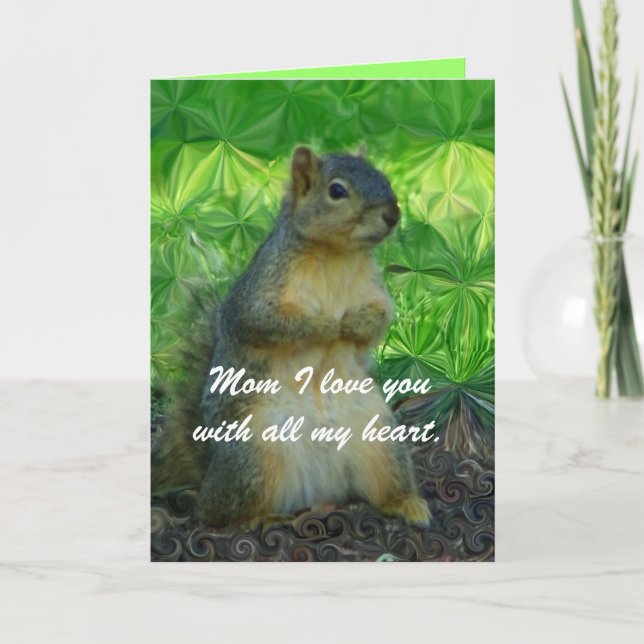 I love you Mom/ Happy Mother's Day_Card Card (Front)