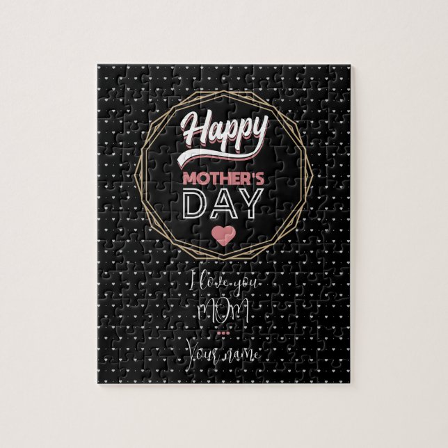 I love you mom jigsaw puzzle (Vertical)
