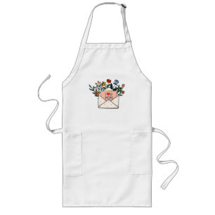 I love you mom long apron