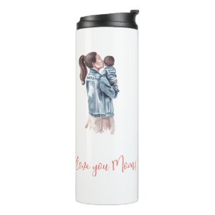 "I Love you Mom!" Mother & Child Thermal Tumbler
