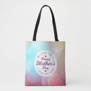 I Love You Mom Mother's Day Tote Bag