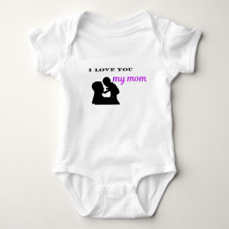 I Love You Mom – Sweet Baby  Gift Bodysuit