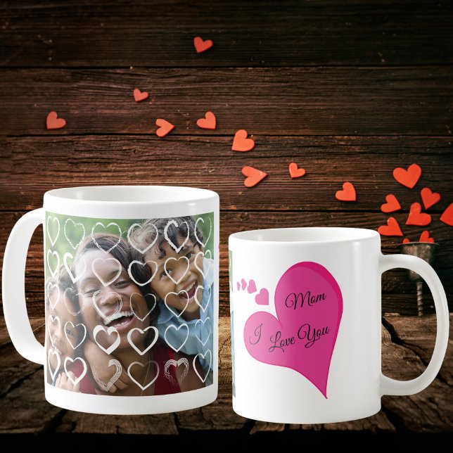 I love you Mom Valentines gift Coffee Mug (Creator Uploaded)