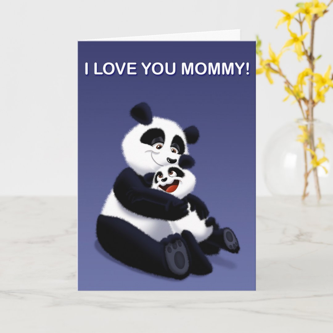 I Love You Mommy Card Zazzle I Love You Mommy Card Zazzle