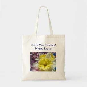 I Love You Mommy! Happy Easter tote bag gifts