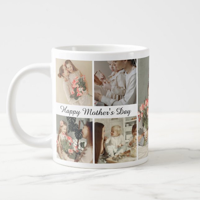  I Love You Mommy – Happy Mother’s Day Gift |  Giant Coffee Mug (Left)